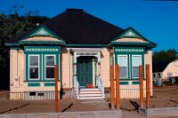 July 2004 - Fence posts installed