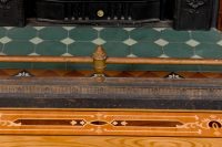 Hearth Bumper and inlay detail