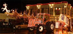 Lighted Tractor Parade