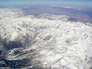 Sierras from the air