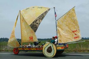 Sailing down the highway