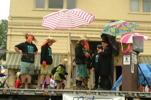 Kinetic Sculpture Race finish line
