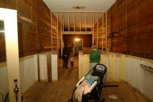 Studio under construction