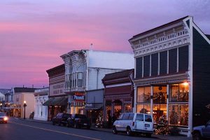 Main Street sunset