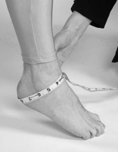 Measuring foot