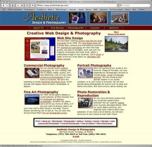Aesthetic Design & Photography Website