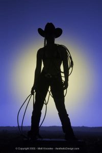 Cowgirl Sunset