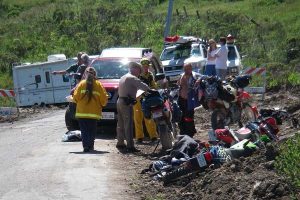 Motorcycle Pile Up