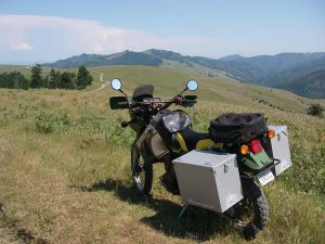 KLR650 with new seat