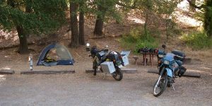 KLR650 Camping