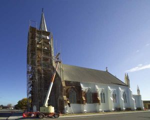 Catholic Church paint job