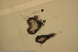 Mom leaving her mark