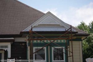 Painting the gable
