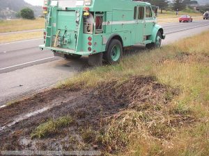Highway fire