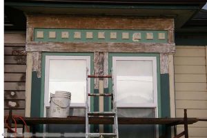 Stripping the front bay