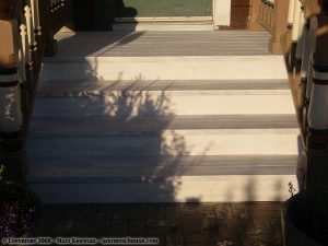 Painting the porch