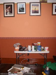 Wallpaper border in my office